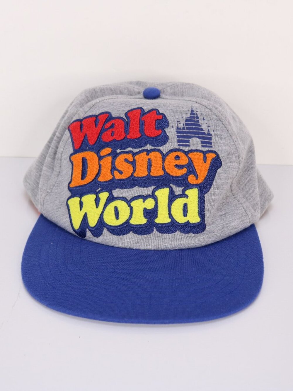 Walt Disney World Adult Cap Hat * VG * Blue Grey * Adjustable * WDW Mickey